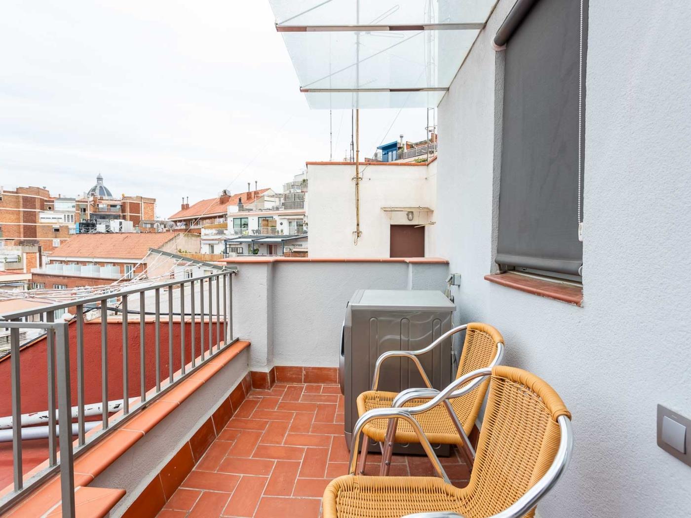 My Space Barcelona Bright just renovated attic apartment with private terraces - My Space Barcelona Apartments